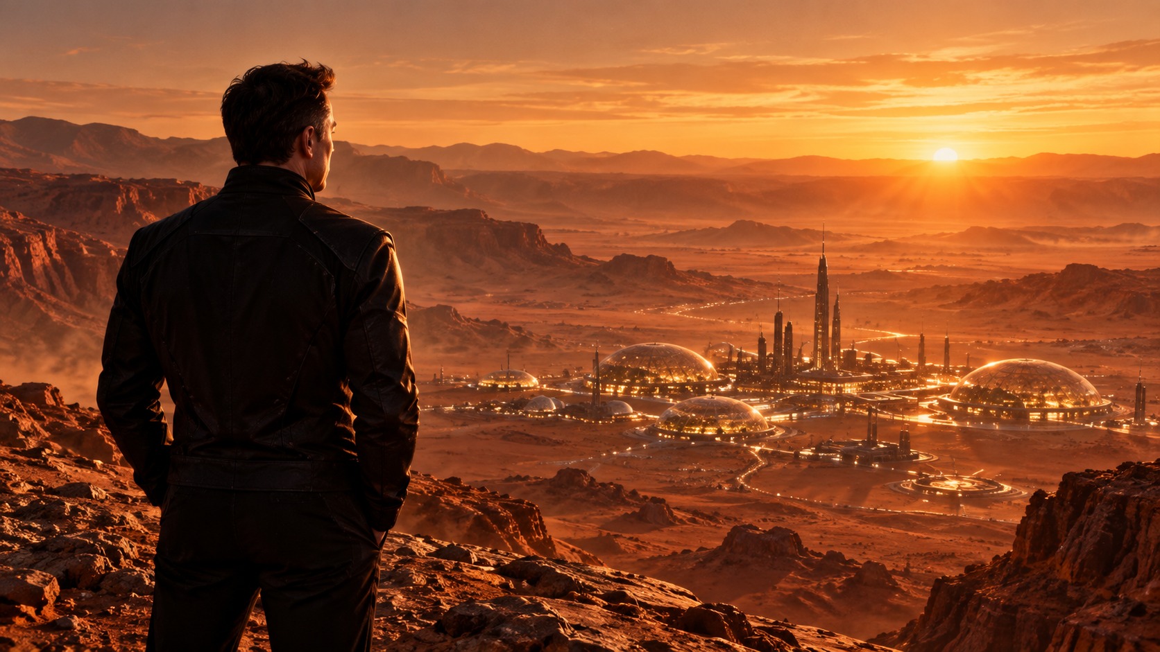 A Martian horizon — home